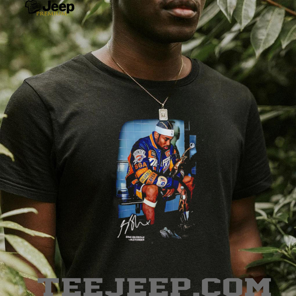 Shai Gilgeous Alexander OKC Thunder Basketball T Shirt