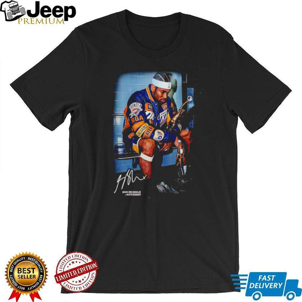 Shai Gilgeous Alexander OKC Thunder Basketball T Shirt