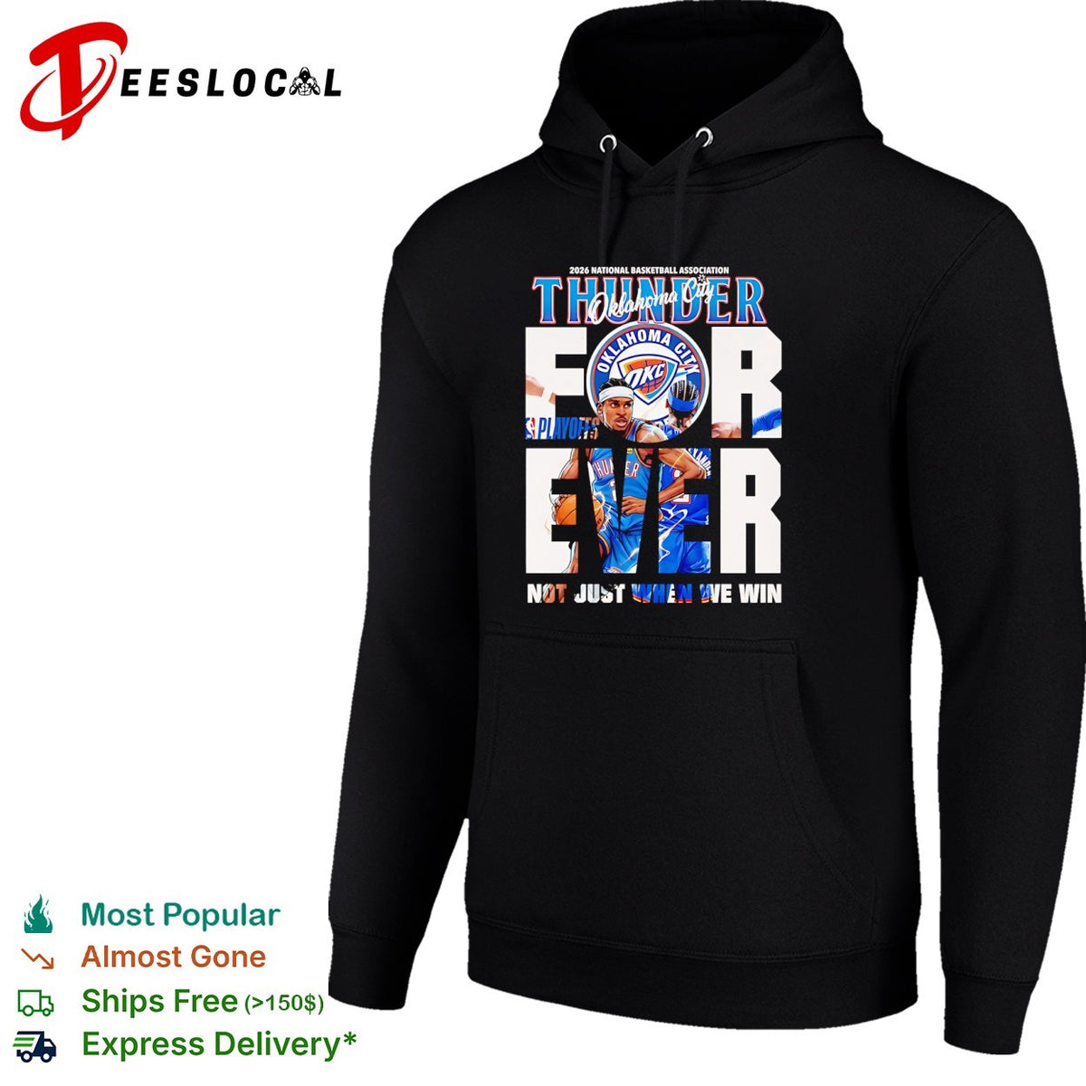 Shai Gilgeous Alexander Oklahoma City Thunder 2026 Playoffs Forever Not Just When We Win shirt