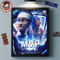 Shai Gilgeous Alexander SGA Oklahoma City Thunder 2026 NBA Back To Back MVP Home Decor Poster Canvas