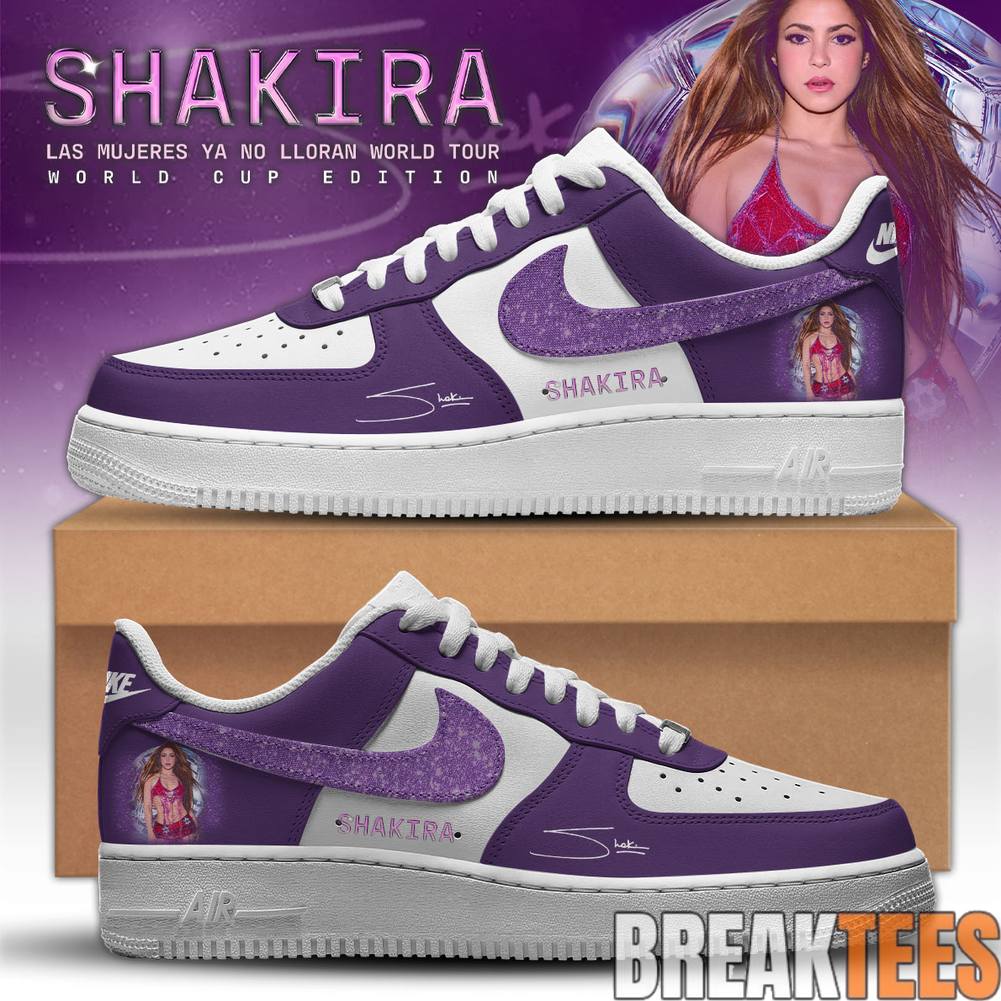 Shakira Las Mujeres Ya No Lloran Tour Air Force 1 Shoes