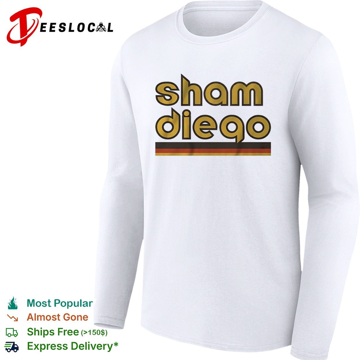 Sham Diego San Diego Padres MLB Baseball shirt