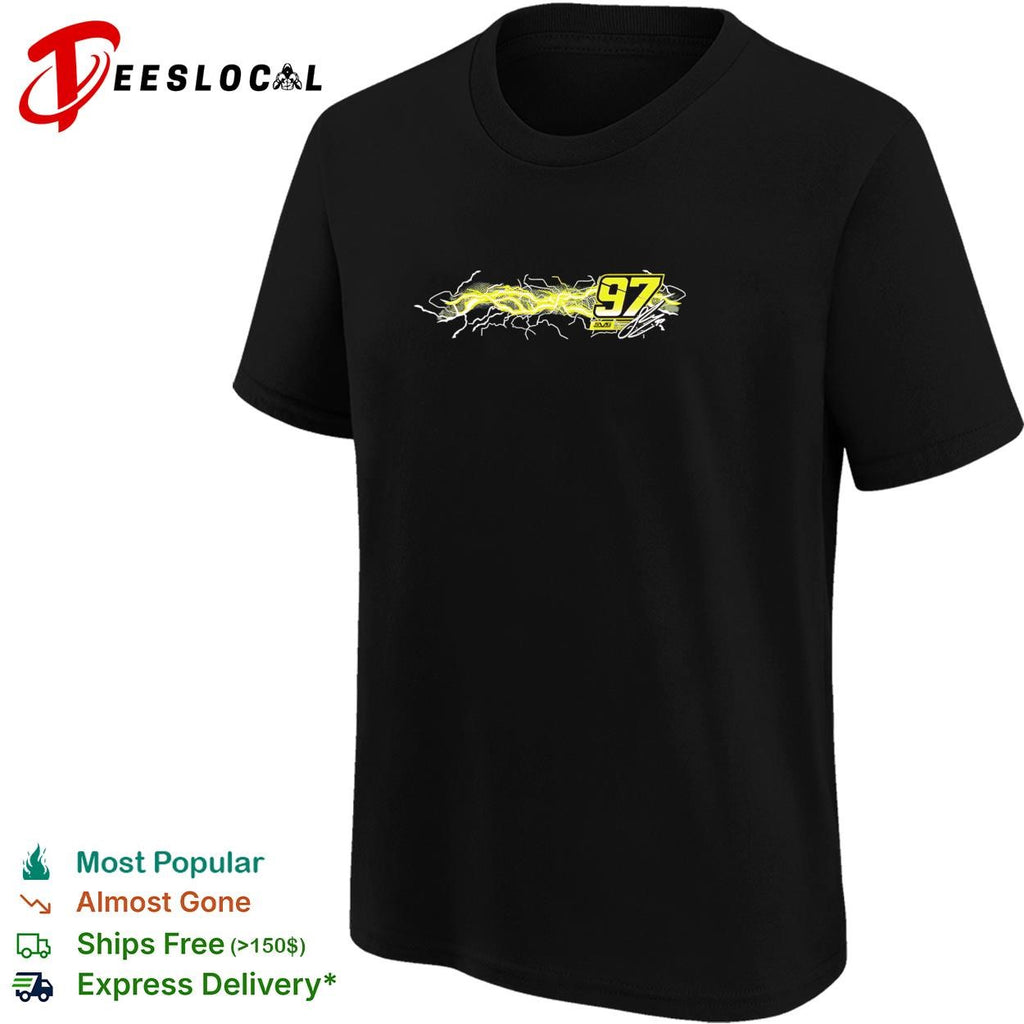 Shane van Gisbergen 97 SVG lightning bolt signature NASCAR shirt