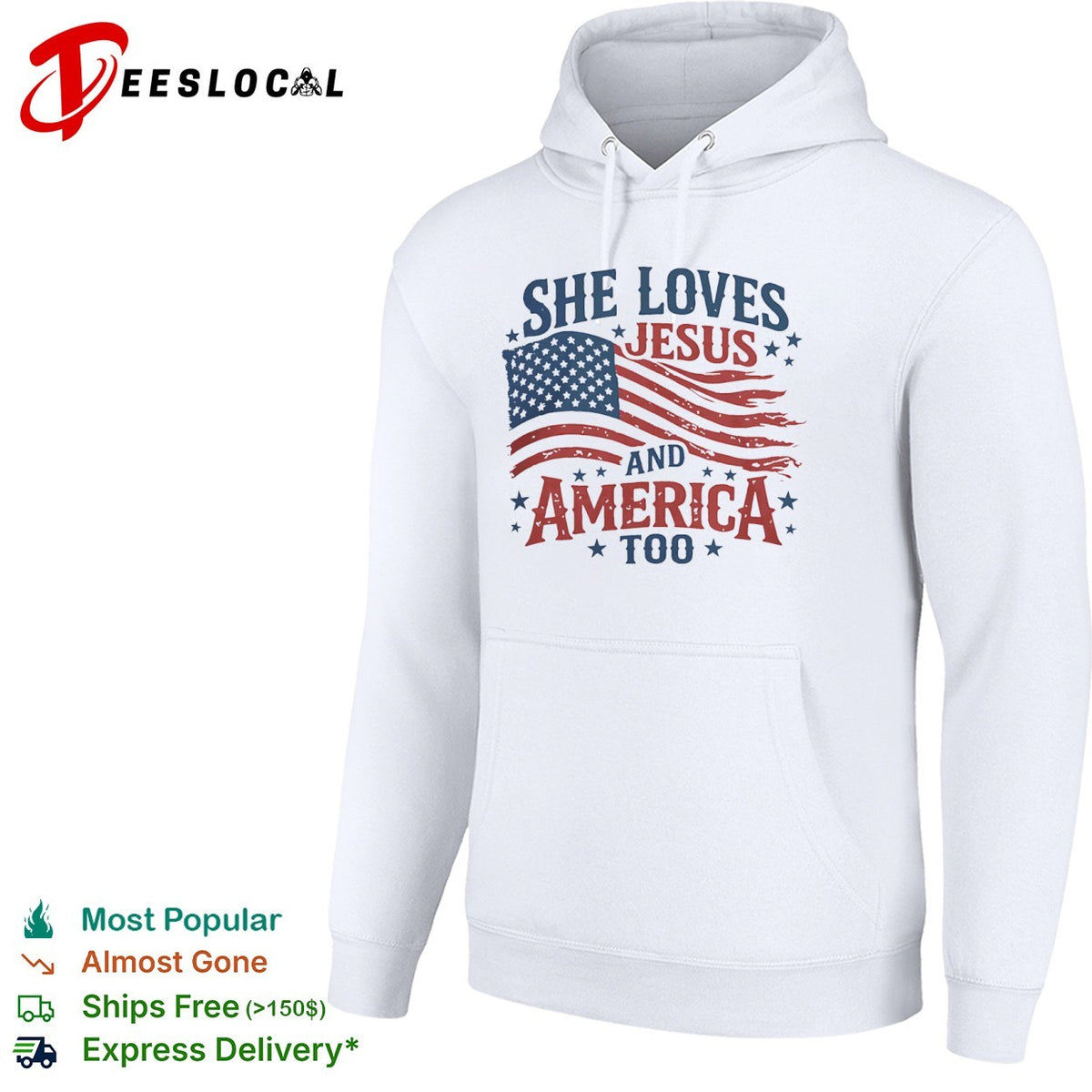 She Loves Jesus and America Too shirt