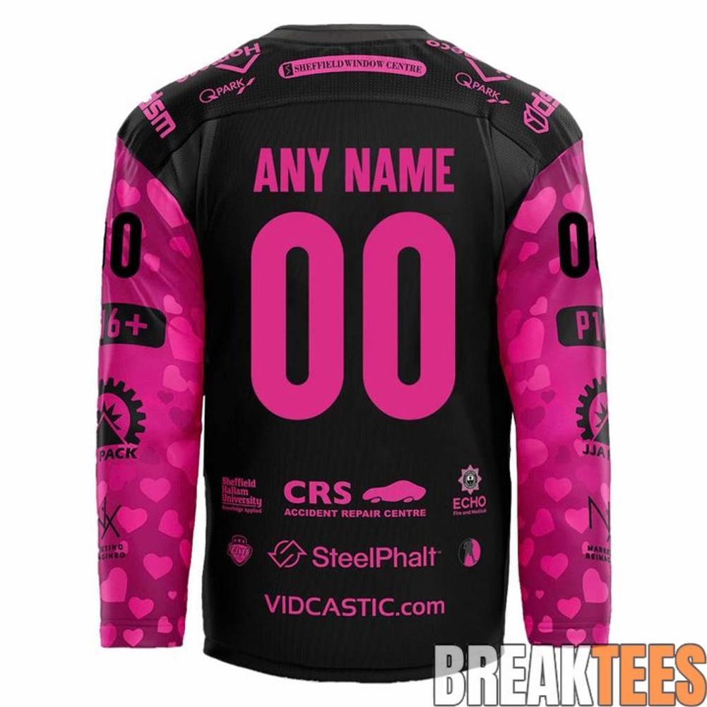Sheffield Steelers 2026 Valentines Hockey Jersey