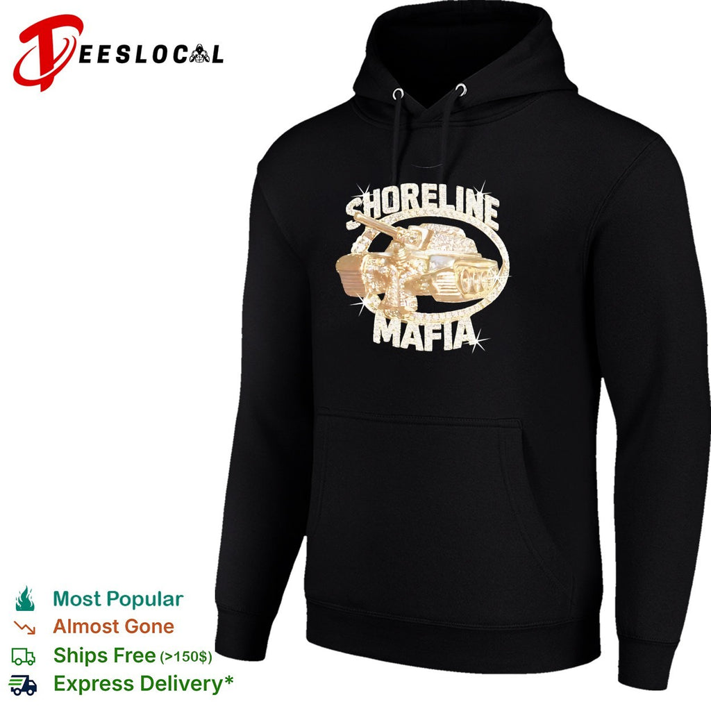 Shoreline Mafia Tank Gold Diamond Bling Hip Hop Music Logo Art Rap Culture shirt