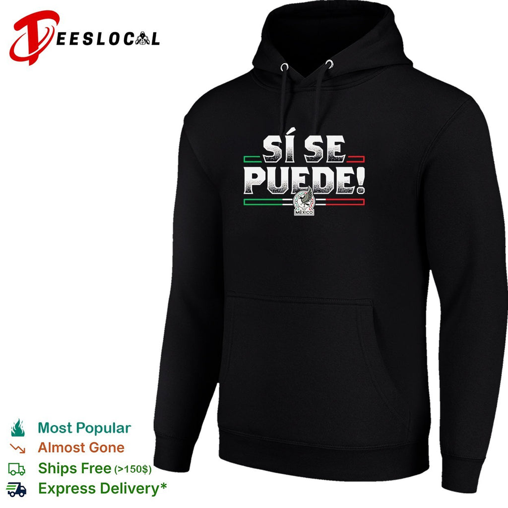 Si se puede Mexico Seleccion Nacional flag stripes shirt