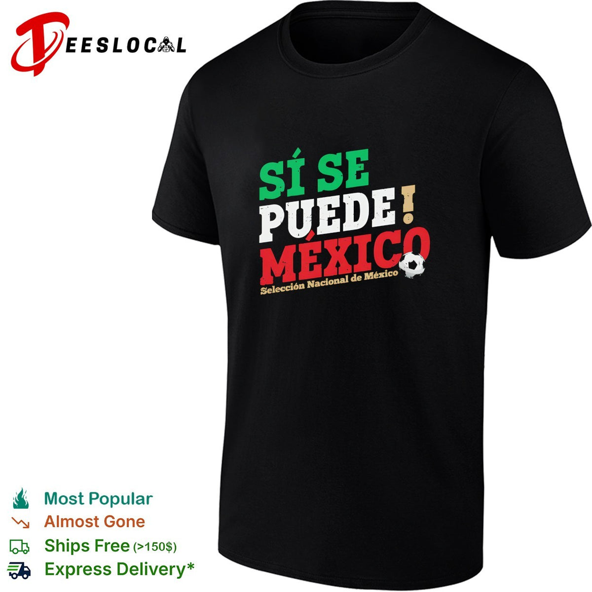 Si se puede Mexico Seleccion Nacional soccer colorful shirt