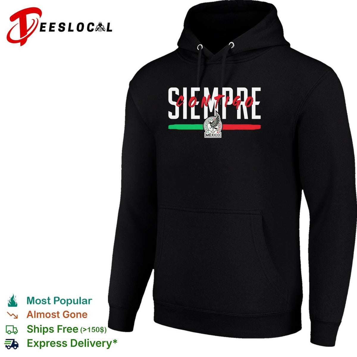 Siempre contigo Mexico Seleccion Nacional soccer flag shirt