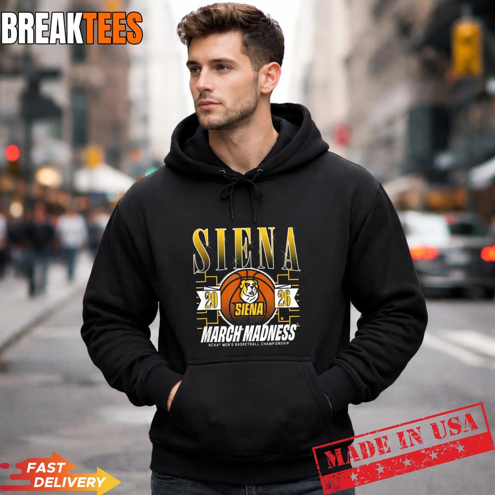 Siena Saints 2026 March Madness Men’s Basketball Championship T-Shirt
