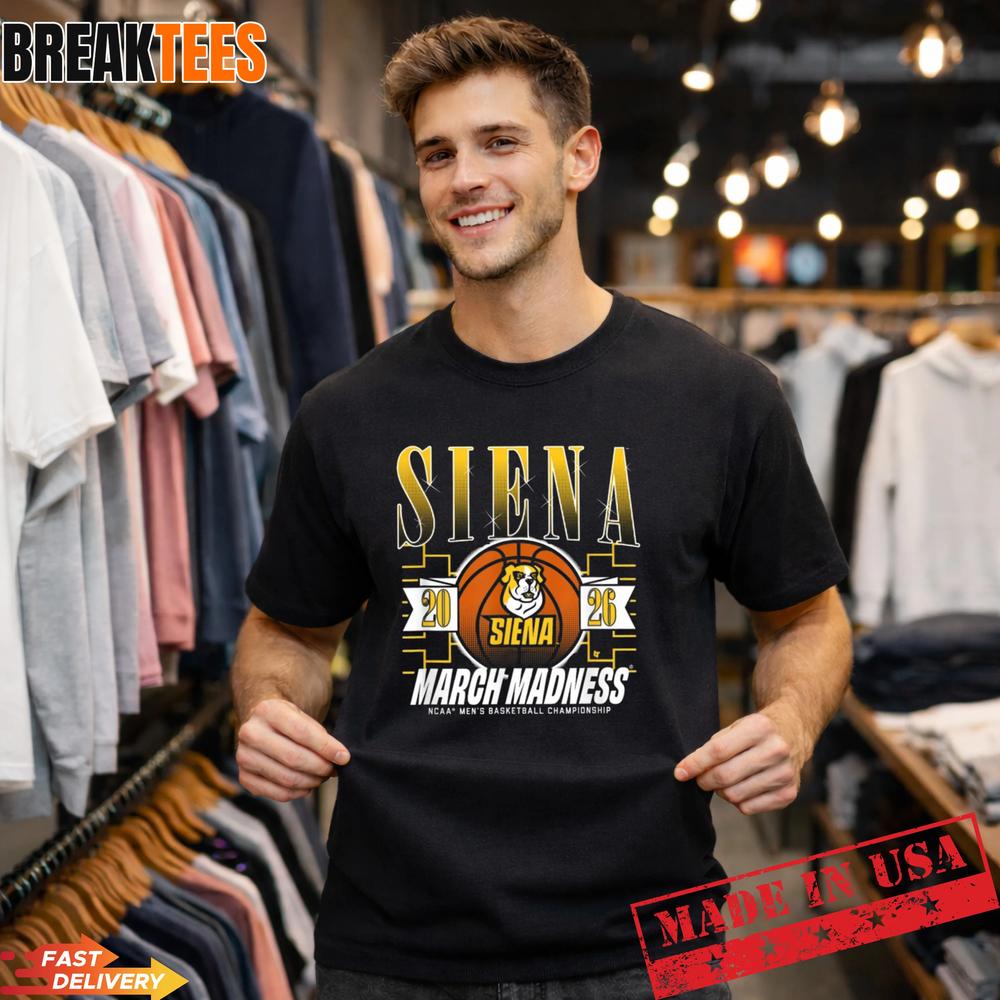 Siena Saints 2026 March Madness Men’s Basketball Championship T-Shirt