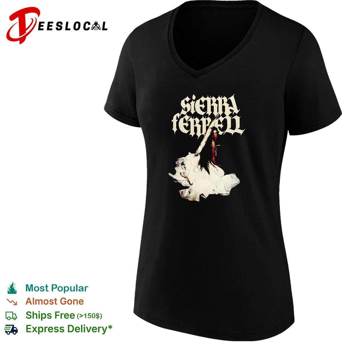 Sierra Ferrell Americana folk music singer songwriter concert shirt