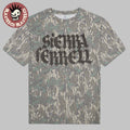 Sierra Ferrell Heavy Petal Tour 2026 Merch Camo Medieval Logo T-Shirt