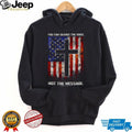 Silence The Voice Not The Message American Flag Cross Christian T shirt