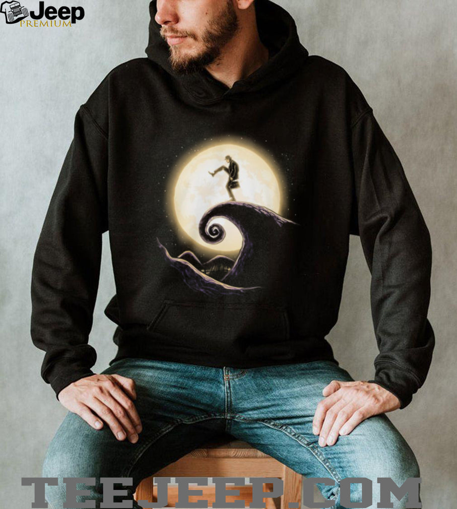 Silly Walks x Nightmare Before Christmas Mashup Moon T Shirt