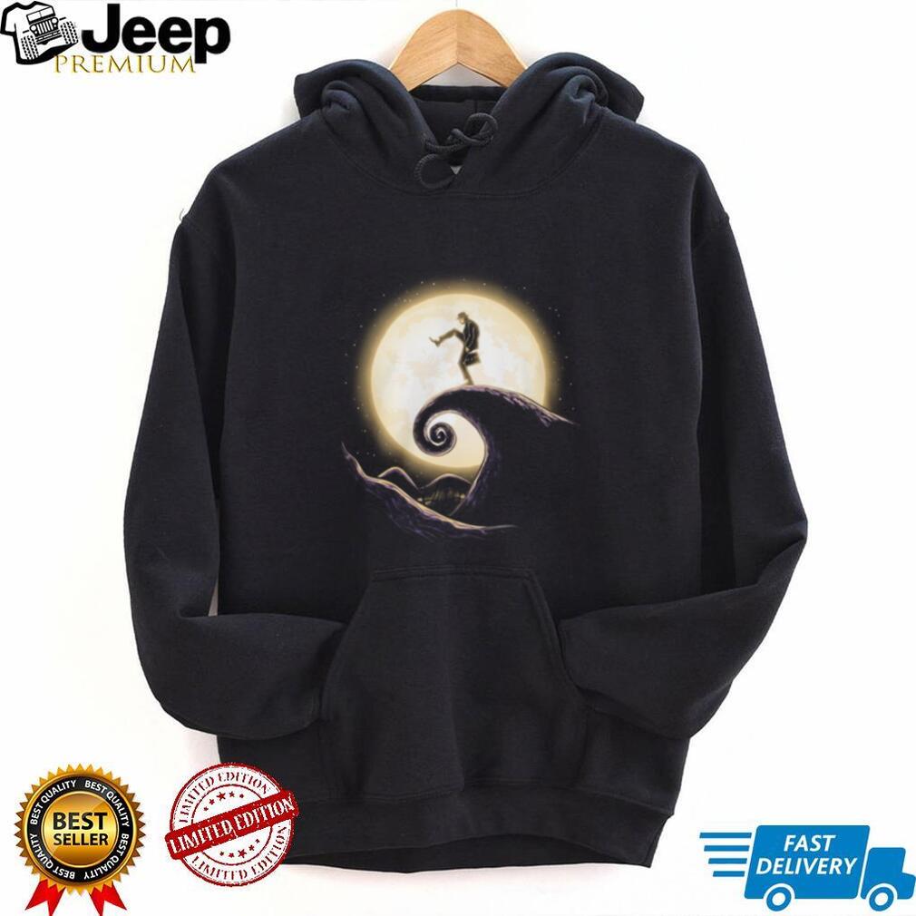 Silly Walks x Nightmare Before Christmas Mashup Moon T Shirt