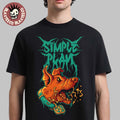 Simple Plan 2025 Halloween Spooky Metal Logo T-Shirt