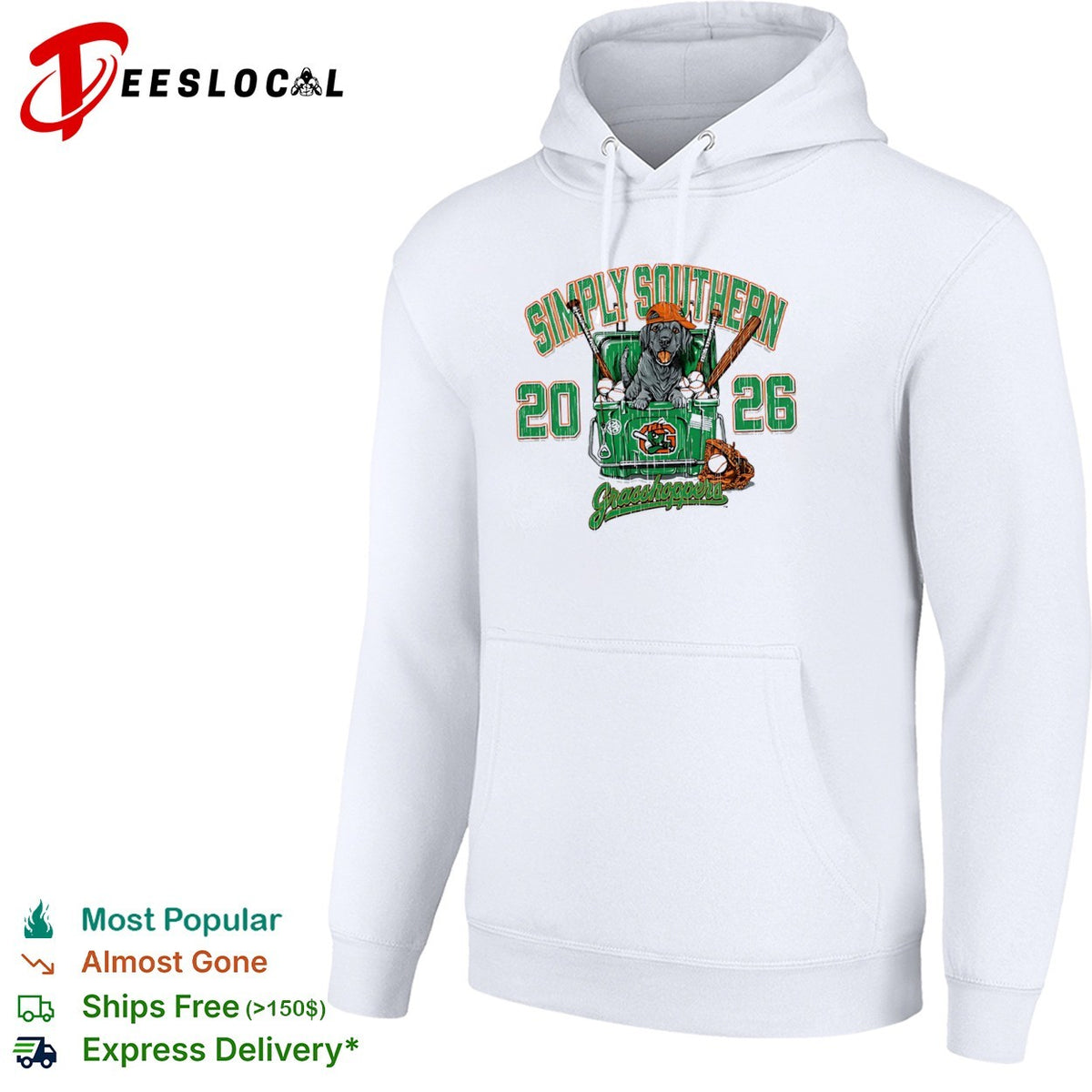 Simply Southern 20 26 Grasshoppers Labrador Baseball Equipment sports shirt