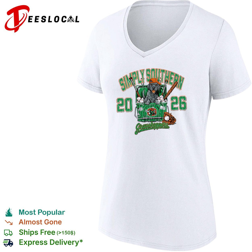 Simply Southern 20 26 Grasshoppers Labrador Baseball Equipment sports shirt