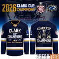 Sioux Falls Stampede 2026 USHL Clark Cup Champions Jersey Limited Edition