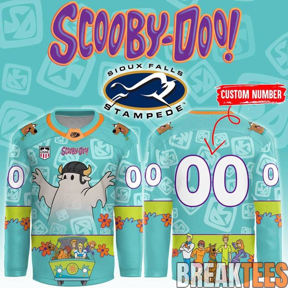 Sioux Falls Stampede Scooby-Doo Hockey Jersey