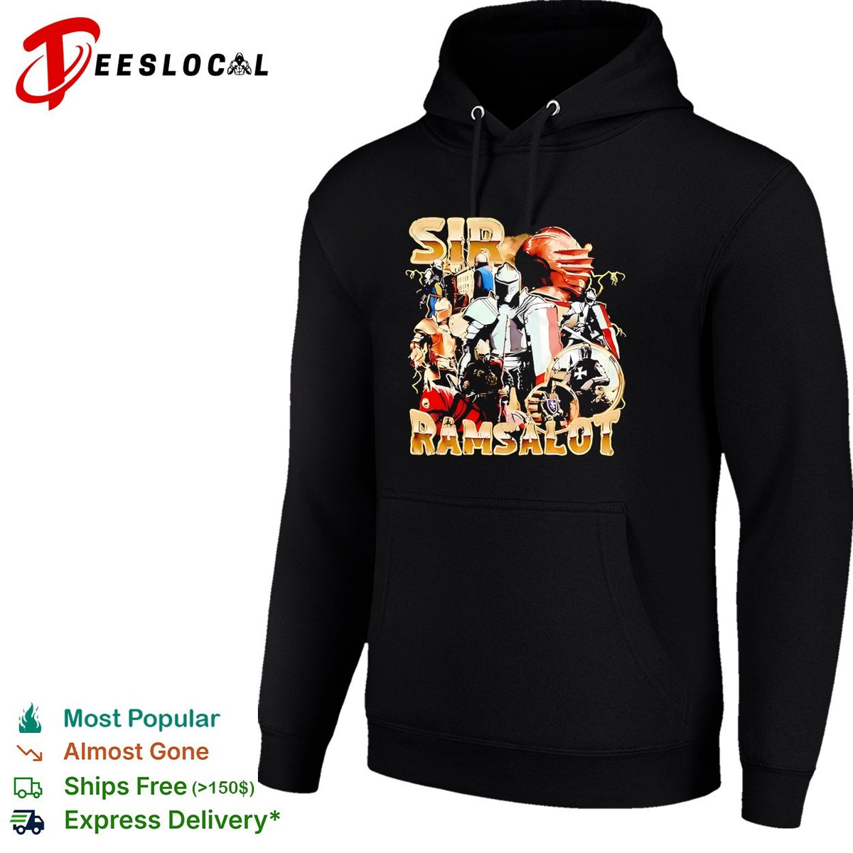 Sir Ramsalot Medieval Knight Warrior Funny Ram shirt