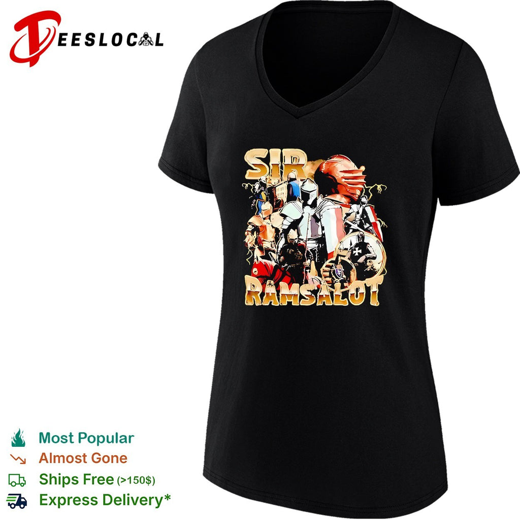 Sir Ramsalot Medieval Knight Warrior Funny Ram shirt