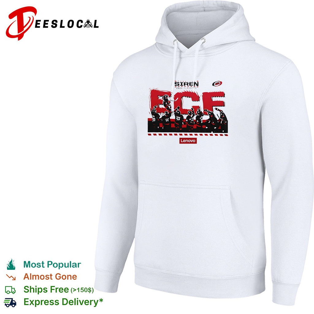 Siren 2026 playoffs ECF Carolina Hurricanes hockey team illustration shirt