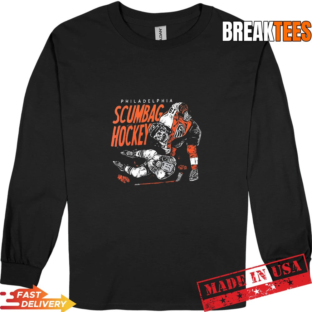 Skeleton Scumbag Hockey Philadelphia Flyers Hockey NHL 2026 T-Shirt
