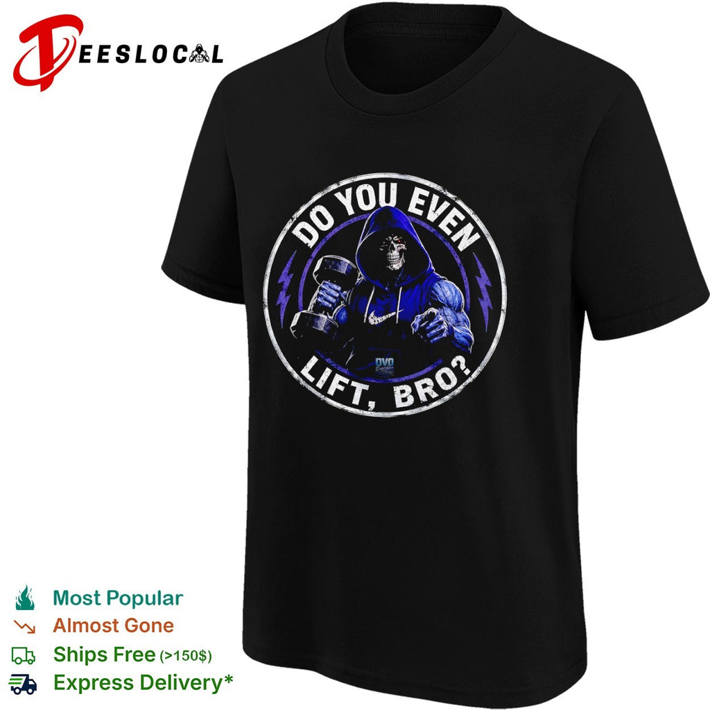 Skeletor Masters Do You Even Lift Bro gym fitness shirt