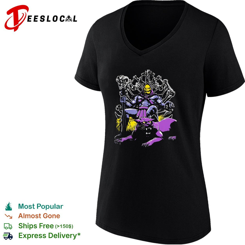Skeletor Masters of the Universe Throne of Bones Panthor Dark Magic Fantasy shirt