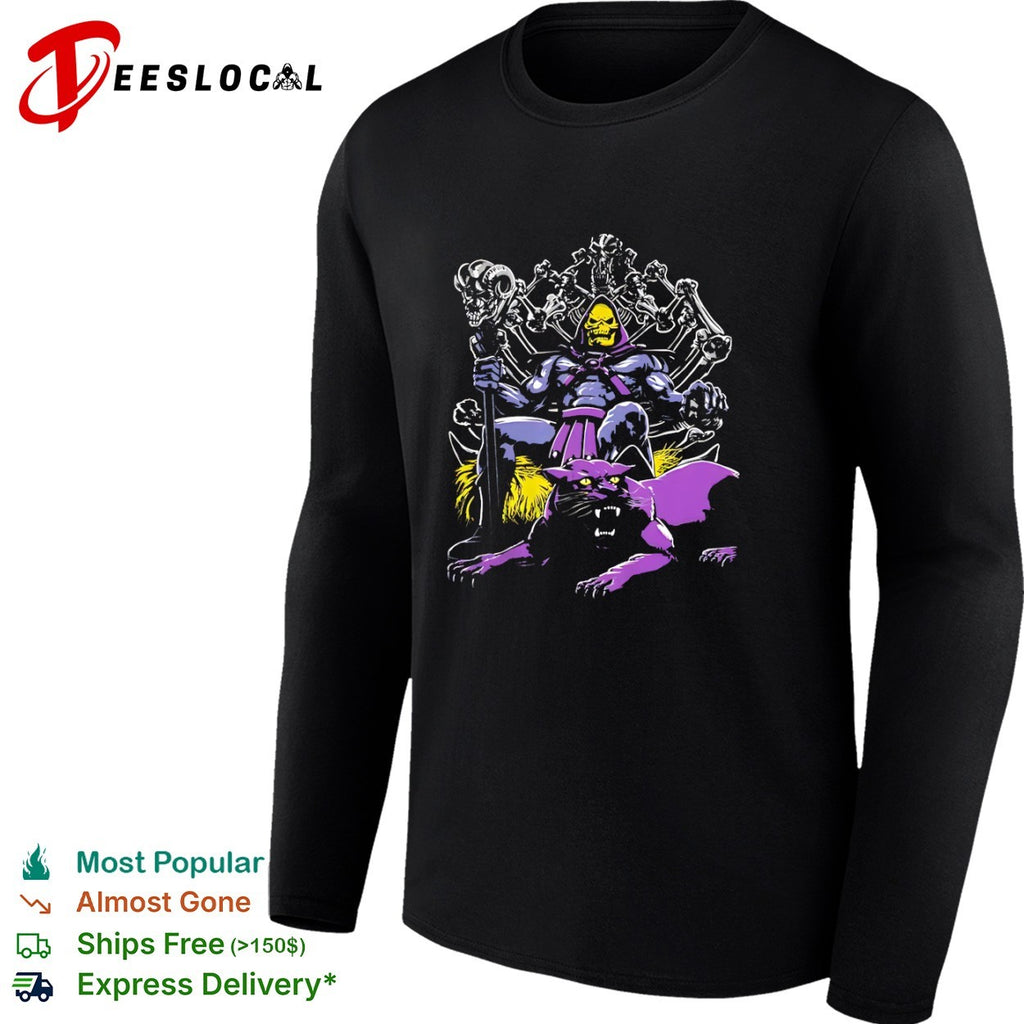 Skeletor Masters of the Universe Throne of Bones Panthor Dark Magic Fantasy shirt