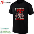 Skull middle finger my give a fuck is broken but my go fuck yourself is fully functional shirt