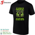 Skull of course I’m going to hell I’m just here to pick you up shirt