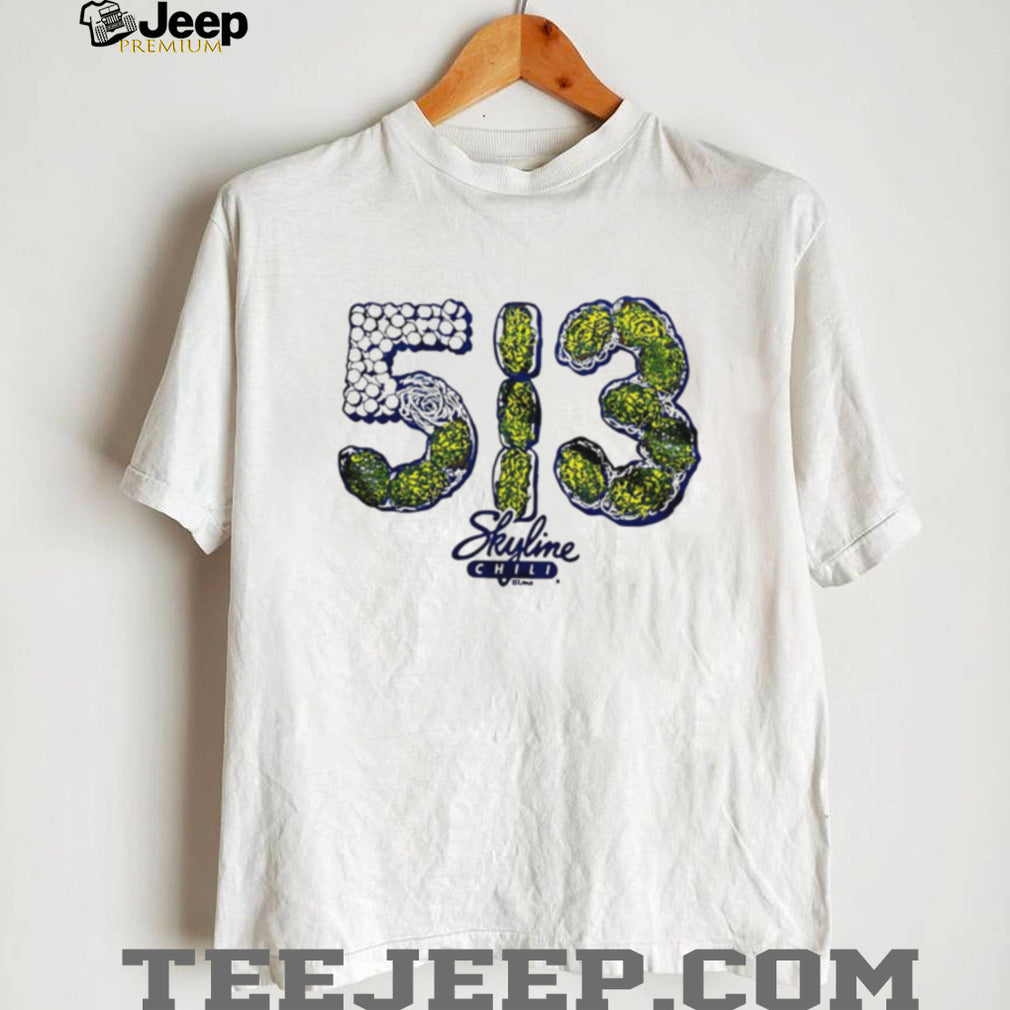 Skyline Chili 513 Cincinnati Area Code Foodie T Shirt