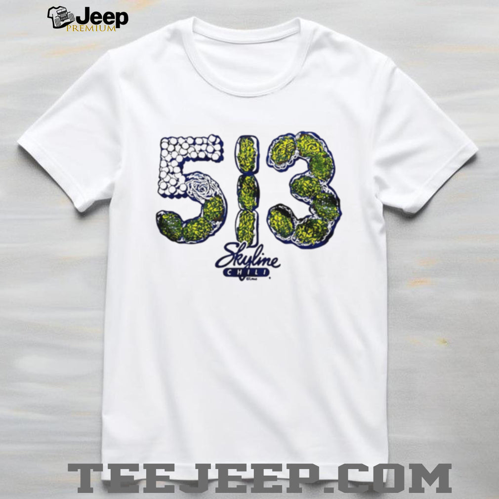 Skyline Chili 513 Cincinnati Area Code Foodie T Shirt