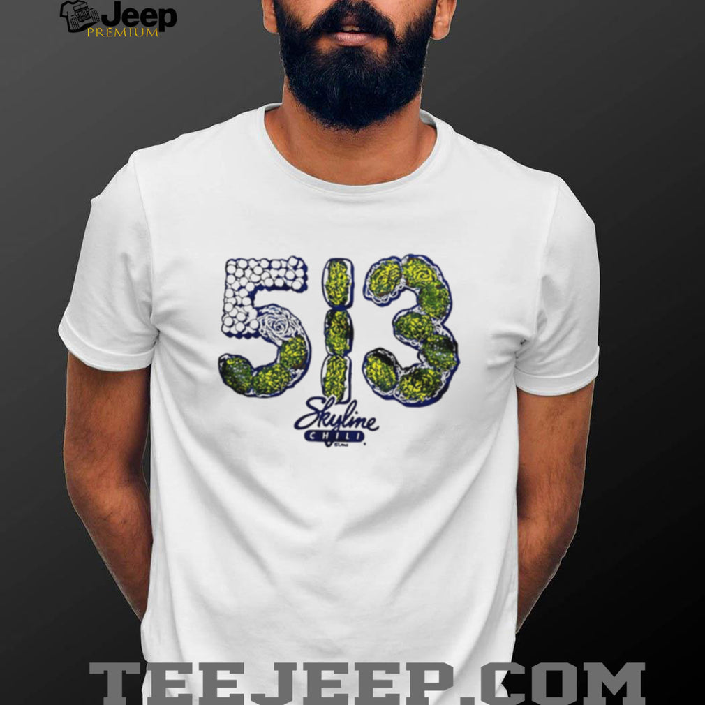 Skyline Chili 513 Cincinnati Area Code Foodie T Shirt