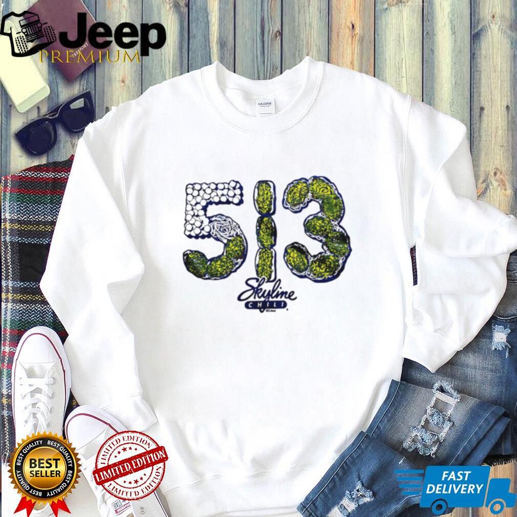 Skyline Chili 513 Cincinnati Area Code Foodie T Shirt