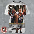 Slam 260 Tyrese Maxey And VJ Edgecombe Philadelphia 76ers Duo Times Like This Magazine Cover All Over Print Shirt