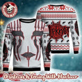 Slipknot Band Joey Jordison Face Mask Xmas Gift Knitted Ugly Christmas Sweater