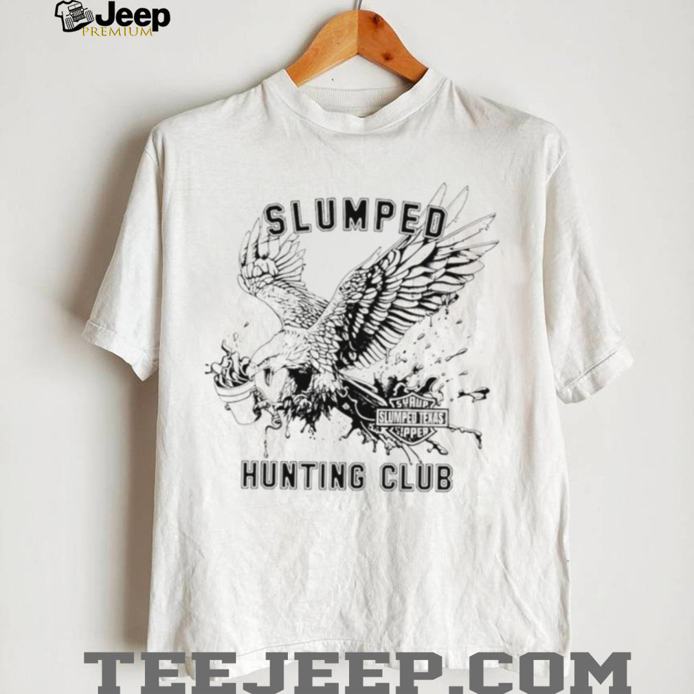 Slumped Hunting Club graphic eagle shirt