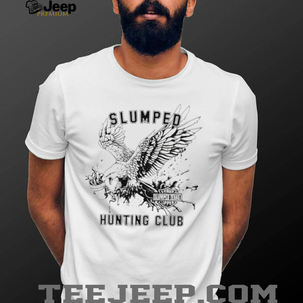 Slumped Hunting Club graphic eagle shirt