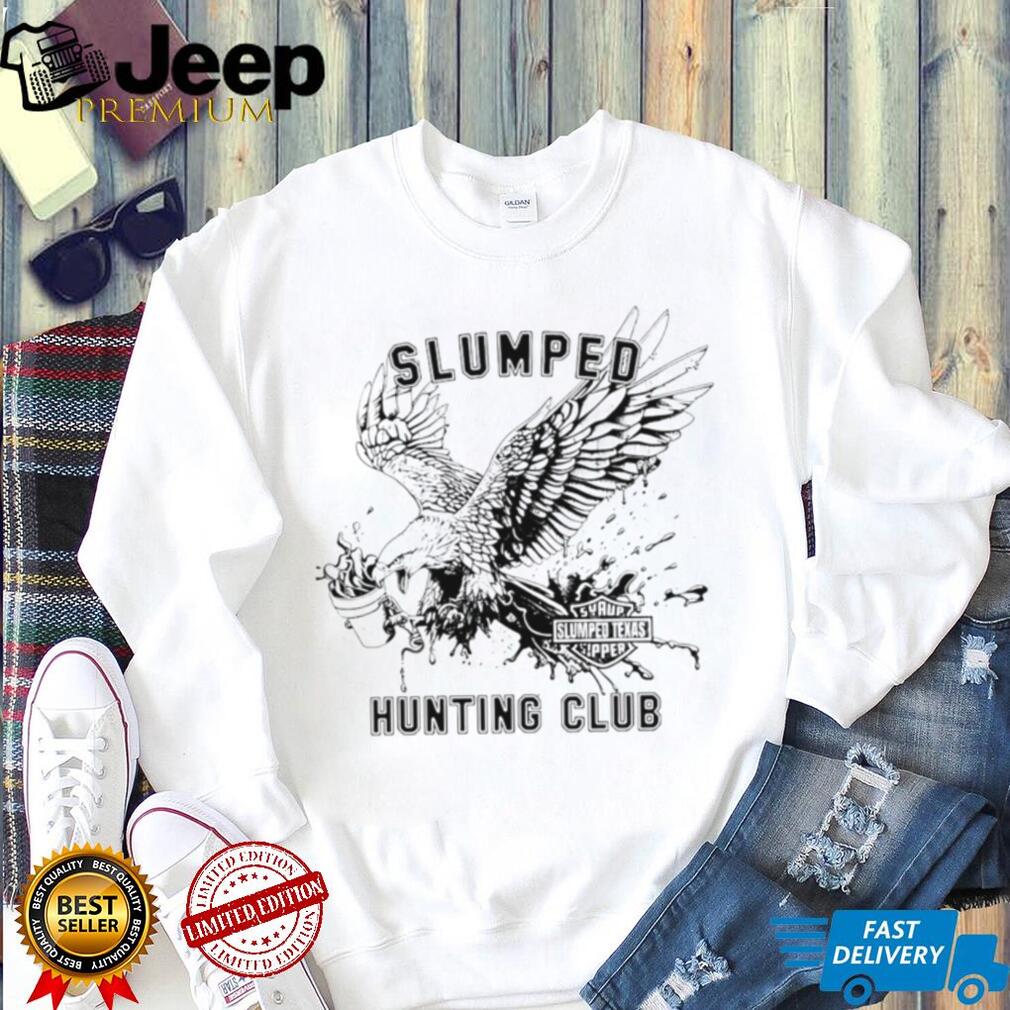 Slumped Hunting Club graphic eagle shirt