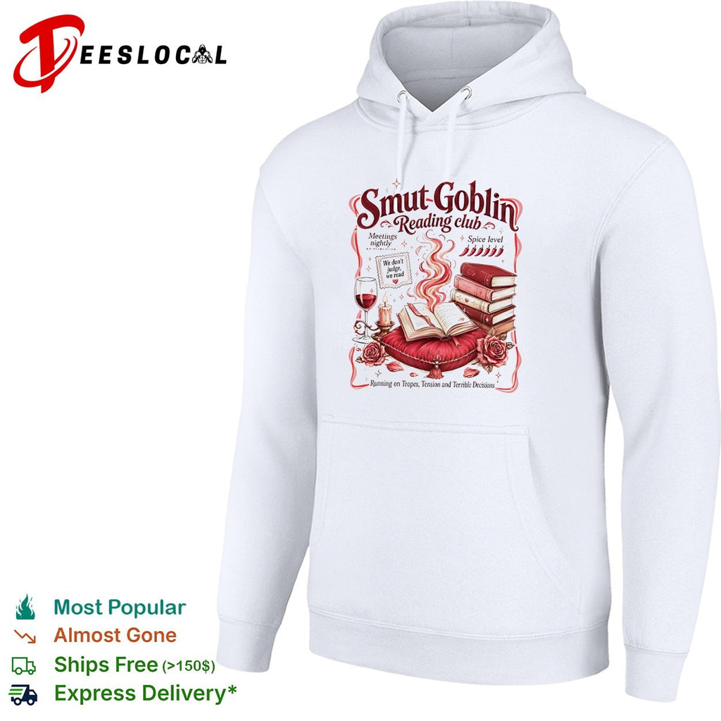 Smut Goblin reading club spice level meetings nightly shirt