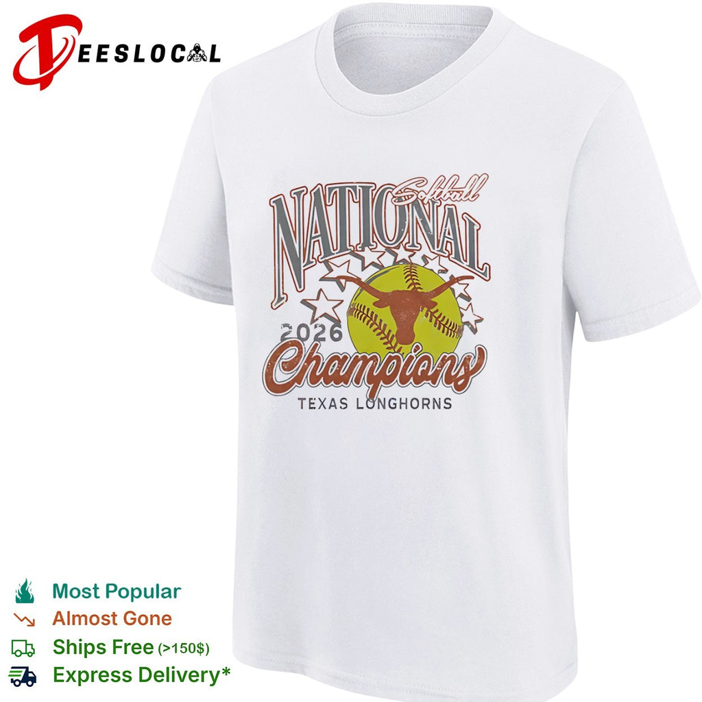 Softball National 2026 Champions Texas Longhorns shirt