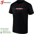 Solaris 2028 concert tour abstract slash logo neon graphic shirt