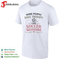 Some people have therapy I have soccer weekends soccer ball sport theme shirt