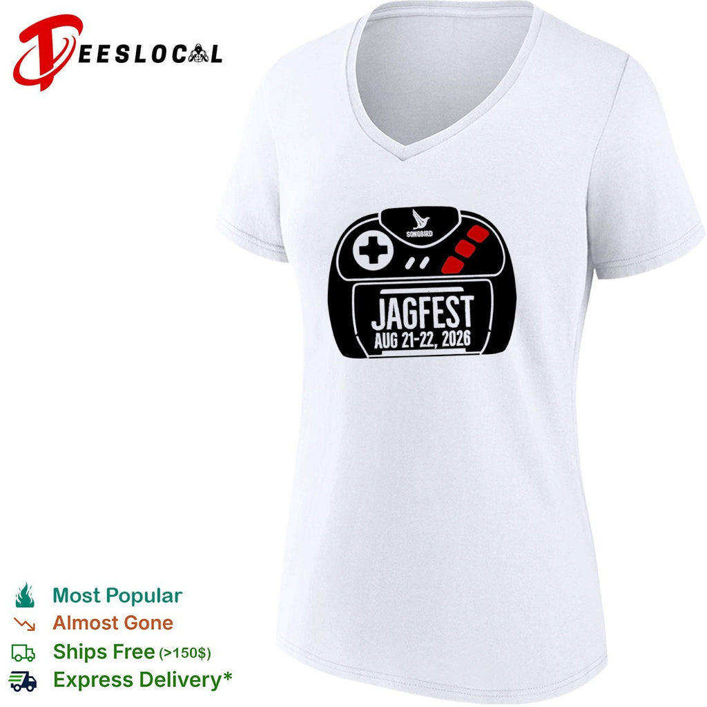 Songbird Jagfest Aug 21 22 2026 Atari Jaguar Video Game Retro Gaming Event shirt