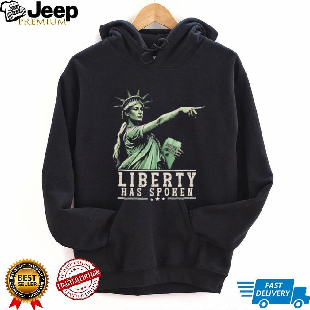 Sophie Cunningham Indiana Fever Liberty Has Spoken Don’t You Point at Me Statue of Liberty shirt