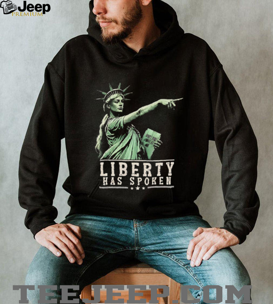 Sophie Cunningham Indiana Fever Liberty Has Spoken Don’t You Point at Me Statue of Liberty shirt